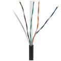 ADI PRO 0E-CMP6BKPP CAT6+ Plenum Cable, 23/4 Solid BC, Unshielded, UTP, CMP/FT6, 1000' Express Box, Black