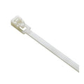 ADI PRO 0E-WT850NR Nylon Releasable Wire Ties, 8" Length, 50 lb Tensile Strength, 100-Pack, Natural