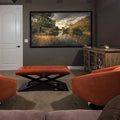 Draper 252247 100" Clarion Fixed Projection Screen, HDTV, Matte White