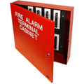 Space Age Electronics SSU00651 TC-Series Terminal Cabinet, 23-1/2"W 13"H 5-1/2"D, Keyed Lock, Red