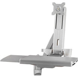 Amer AMR1AWS Sit Stand Combo Workstation Wall Mount System, This give you the ability to easily move your workstation in