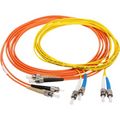 OCC S6ST-ST-2M Fiber Optic Jumper, Simplex ST to ST OM1, 2m