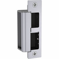 HES 1600-CS-606-DLMS 1600 Series Complete Electric Strike with 1LB and 1DB Faceplate Kits, Dual Lock Monitors and Strike Monitor, Satin Brass