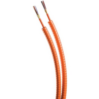 OCC DX006TALT9QPI8 DX Series 6-Fiber Indoor/Outdoor Low Smoke PVC Plenum Cable Ultra-Fox, Laser Optimized OM3 Bend Insensitive, Multimode, Blue