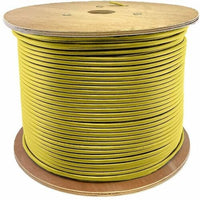AddOn ADD-1KFOS2-NT24FPA 1000ft Non-Terminated Yellow OS2 Armored OFNP (Plenum-Rated) 24-Strand Fiber Bulk Cable, SMF (Single Mode), 9/125