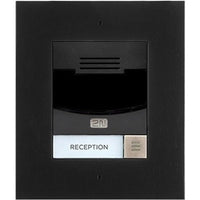 2N 02204-001 IP Solo without Camera, Flush Mounted, Black