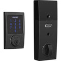 Schlage BE469ZPN CEN 622 12-342 10-116 Connect Smart Deadbolt with Century Trim, Z-Wave Plus Enabled