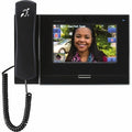 Aiphone IX-MV7-HB-L 7" Color Touchscreen IP Master Station with T-Coil Hearing Aid Supported Handset, Black