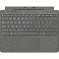 Microsoft Keyboard/Cover Case Microsoft Surface Pro 10, Surface Pro 8, Surface Pro 9, Surface Pro X Tablet - Platinum (8XB-00186)