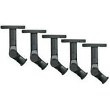 Sanus WMS5B WMS5 Speaker Wall Mounts for Surround Sound - 5 Pack (Black)