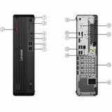 Lenovo ThinkCentre M90s Gen 6 12YU000HUS Small Form Factor Desktop - Intel Core Ultra 5 235, 16GB RAM, 512GB SSD, Windows 11 Pro