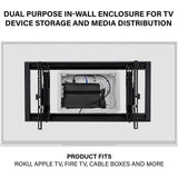 Legrand On-Q ENP1700NA Dual-Purpose In-Wall Enclosure with Cover, 17 Inch