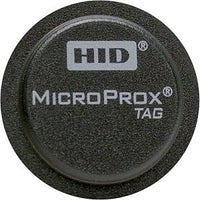 HID 1391LSSMN MicroProx 1391 Proximity 125 kHz Adhesive Tag, Programmed, Matching Numbers, HID Logo, Gray