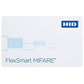 HID 1440MGGMN FlexSmart 1440 MIFARE PVC 4K Printable Smart Card, Programmed 13.56MHz, Glossy Front and Back, Matching Numbers, No Slot, White
