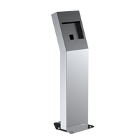 Pedestal Pro 144KIO-DOOR-01-304 53" Stainless Kiosk - DoorBird D31TDH