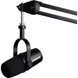 Shure MV7 Podcast Microphone Kit with Broadcast Arm (Black)