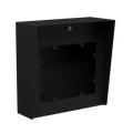 Pedestal Pro 1616HOU-VIKI-01-CRS 16"x16" Mild Steel Housing, Viking AES-2000F Flush Mount