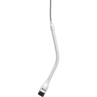 Shure MX202W-A/N Microflex Overhead Microphone with No Mic Cartridge with Stand Mount Adapter and XLR Connector (White)