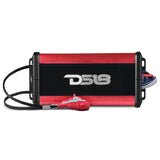 NXL 4-Channel Full-Range Class D Waterproof IP67 Marine and Powersports NANO Amplifier 4 x 100 Wat... - front view | Silarius