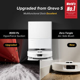 Roborock QV 35A Robot Vacuum with Multifunctional Dock (Upgraded from Qrevo S) - detail view | Silarius
