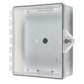 STI 7520-HTR Heated NEMA 4X Protective Cabinet with Backplate and Key Lock, Clear