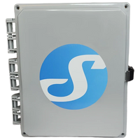 Shelly - IP66 1084 Gray Swith Din - front view | Silarius