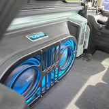 Jeep TJ,JK/JKU,JL/JLU Tailgate Subwoofer Enclosure for 2 X 10' - side view | Silarius