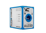 Vertical Cable 209-2321/WH 14/4 Audio Cable - 500ft Pull Box, White