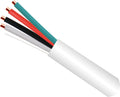 Vertical Cable 210-224SO-WH 22/4 Alarm-Security Cable - 1000ft Pull Box (White)