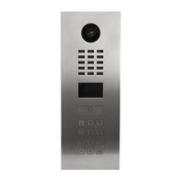 DoorBird D2201KV Flush-Mount IP Video Intercom System for Single-Family Homes and Businesses with 1 Unit, 1 Call Button