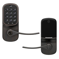 August YRL216-WF1-0BP Yale Approach Lock with Wi-Fi and Keypad Touch, Silver