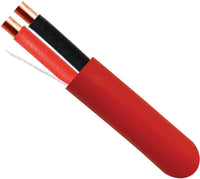 Vertical Cable 216-182/R/RD Fire Alarm Cable, 18 AWG 2 Conductor FPLR (Riser) - 1000ft (Red)