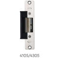 RCI 4105 4 Series Centerline Electric Strike, Fail-Secure, 12VAC/VDC, 1-1/8"W x 5-7/8"H (29mm x 150mm), Radius Corner, Brushed Stainless Steel