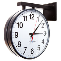 Pyramid 42320 Bracket Kit, Wall, 13 Analog Clock, Dual Clock, Black.