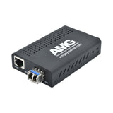 AMG Systems AMG210M-1F-1SM2 Mini Media Converter 100Mb Ethernet to Multimode Fiber, SC Connector, 2-Fiber, AC Power