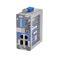 AMG Systems AMG260-2GBT-2S-P180 Series Dual Channel 2+2 Port Industrial PoE Media Converter, DIP-Switch Functions, 2 x 52-56VDC Power Inputs, Fault Relay