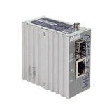 AMG Systems AMG260M-1G-1S-PD Series Industrial Powered Mini Media Converter, 1 x 10/100/1000Base-T(x) RJ45 Port with PoE PD Class 1 Input, 1 x 100/1000Base-FX SFP Port