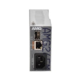 AMG Systems AMG265M-1FAT-1S-P30 Series Industrial Mini PoE Media Converter, 1 x 10/100Base-T(x) RJ45 Port, 1 x 100/1000Base-Fx SFP Port, Integrated 30W PSU