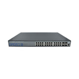 AMG Systems AMG510-22GAT-2CAT-2S-P460 Commercial 26-Port Managed Switch, 22x10/100/1000Base-T(x) RJ45 Ports, 2x10/100/1000Base-T(x) RJ45 or 100/1000Base-Fx SFP, 2x100/1000Base-FX SFP Ports, 1U 19"