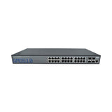 AMG Systems AMG510-24G-4XS Commercial 28-Port Managed Switch, 24x10/100/1000Base-T(x) RJ45 Ports, 4x100M/1/2.5/10G Base-FX SFP+ Ports, 1U, 19" Rack Mount