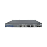 AMG Systems AMG510-24GAT-4XS-RP540 Commercial 28-Port Managed Switch, 24x10/100/1000Base-T(x) RJ45 Ports, 4x100M/1/2.5/10G Base-FX SFP+ Ports, 1U, 19" Rack Mount, Dual Redundant Power Supplies