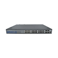 AMG Systems AMG510-24GAT-4XS-RP540 Commercial 28-Port Managed Switch, 24x10/100/1000Base-T(x) RJ45 Ports, 4x100M/1/2.5/10G Base-FX SFP+ Ports, 1U, 19" Rack Mount, Dual Redundant Power Supplies