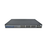 AMG Systems AMG510-8GBT-16GAT-4XS-P460 Commercial 28-Port Managed Switch, 8x10/100/1000Base-T(x) RJ45 Ports, 16x10/100/1000Base-T(x) RJ45 Ports, 4x100M/1/2.5/10G Base-FX SFP+ Ports, 1U, 19"