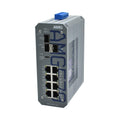 AMG Systems AMG570-8GAT-3S-P240 Series Industrial 11-Port Managed Switch, 8 x 10/100/1000Base-T(x) RJ45 Ports, 3 x 100/1000/2.5G Base-FX SFP Ports, 50-56VDC Power Input