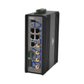 AMG Systems AMG750-1G-4GAT-1U4-P120 Series Industrial 4G/LTE Cat4 USA PoE Router with Dual SIM, 4 x 10/100/1000Base-T(x) RJ45 Ports, 1 x 10/100/1000Base-T(x) RJ45 WAN Port