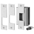 SDC 55-ABCU UniFLEX 55 Series Mortise 3/4" Latchbolt Electric Strike Kit, Multi-Application, Cylindrical FP, Mortise Deadlatch Below FP, Mortise Deadlatch Above FP, Dull Stainless