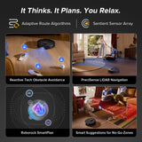 Roborock QV 35A Robot Vacuum with Multifunctional Dock (Upgraded from Qrevo S) - detail view | Silarius