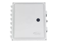AccelTex ATS-00108 12x10x6 Polycarbonate Enclosure, Solid Door, Key Lock, Non-Configured