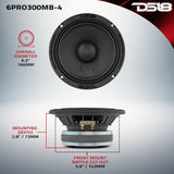 6.5' Mid-Bass Loudspeaker 150 Watts Rms 4-Ohm - detail view | Silarius