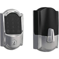 Schlage BE489WBCN CAM 625 Encode Smart Wi-Fi Deadbolt with Camelot Trim, Bright Chrome